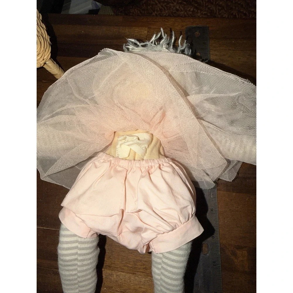 Bunnies By The Bay Elsie A Pretty Girl Is Pretty Inside Plush Doll Pink Tutu 12